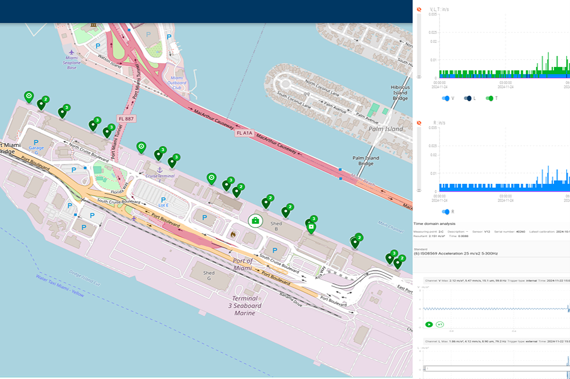 PortMiami Cruise Berths 1–6 Vibration Monitoring System