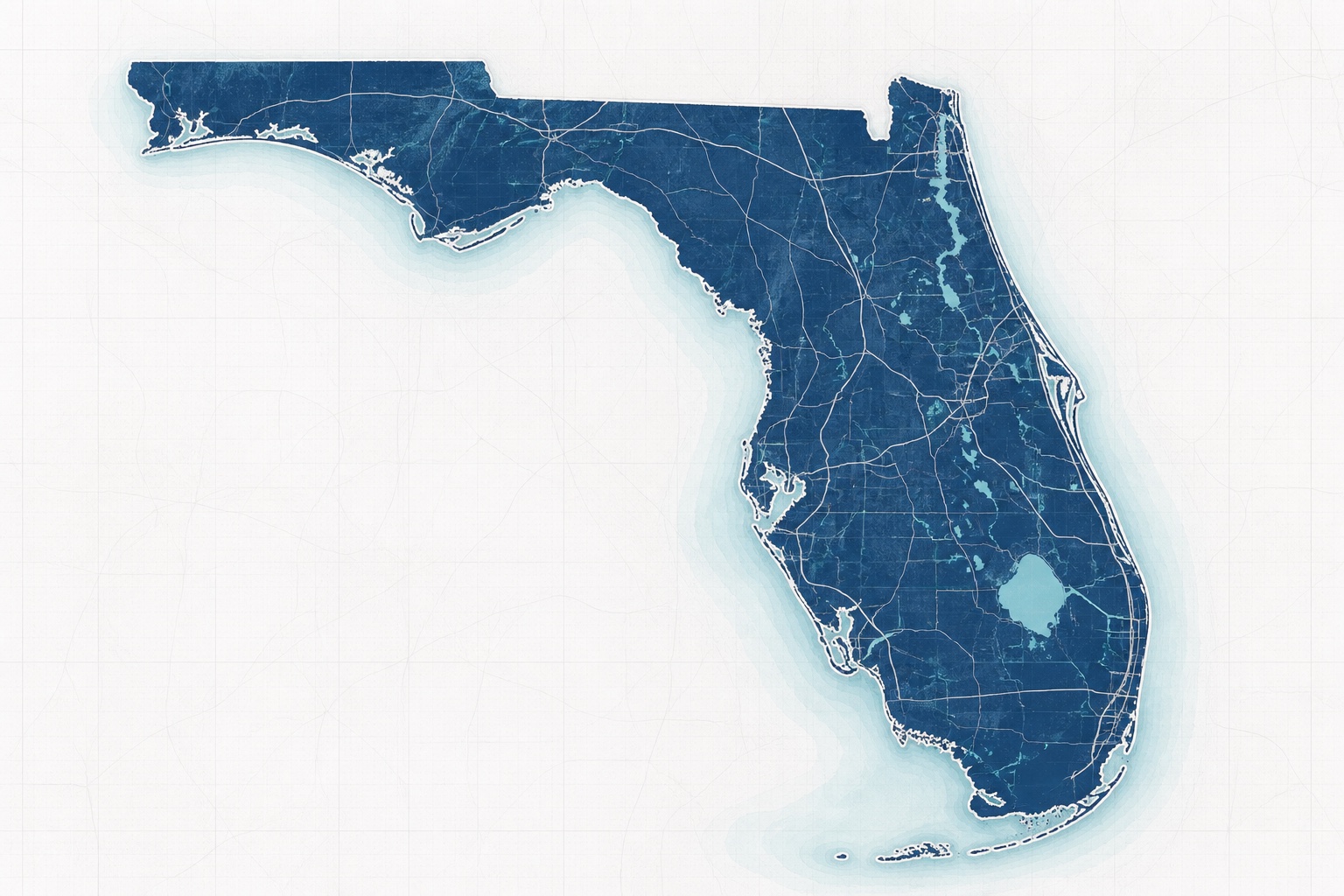 Map of Florida showing H2R office locations
